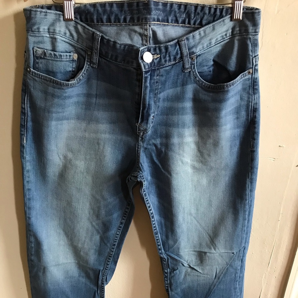 Mens Calvin Klein Straight Jeans 34/30